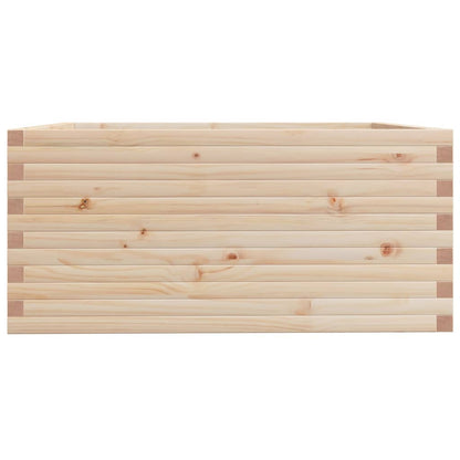 vidaXL Pflanzkübel 100x100x49,5 cm Massivholz Kiefer