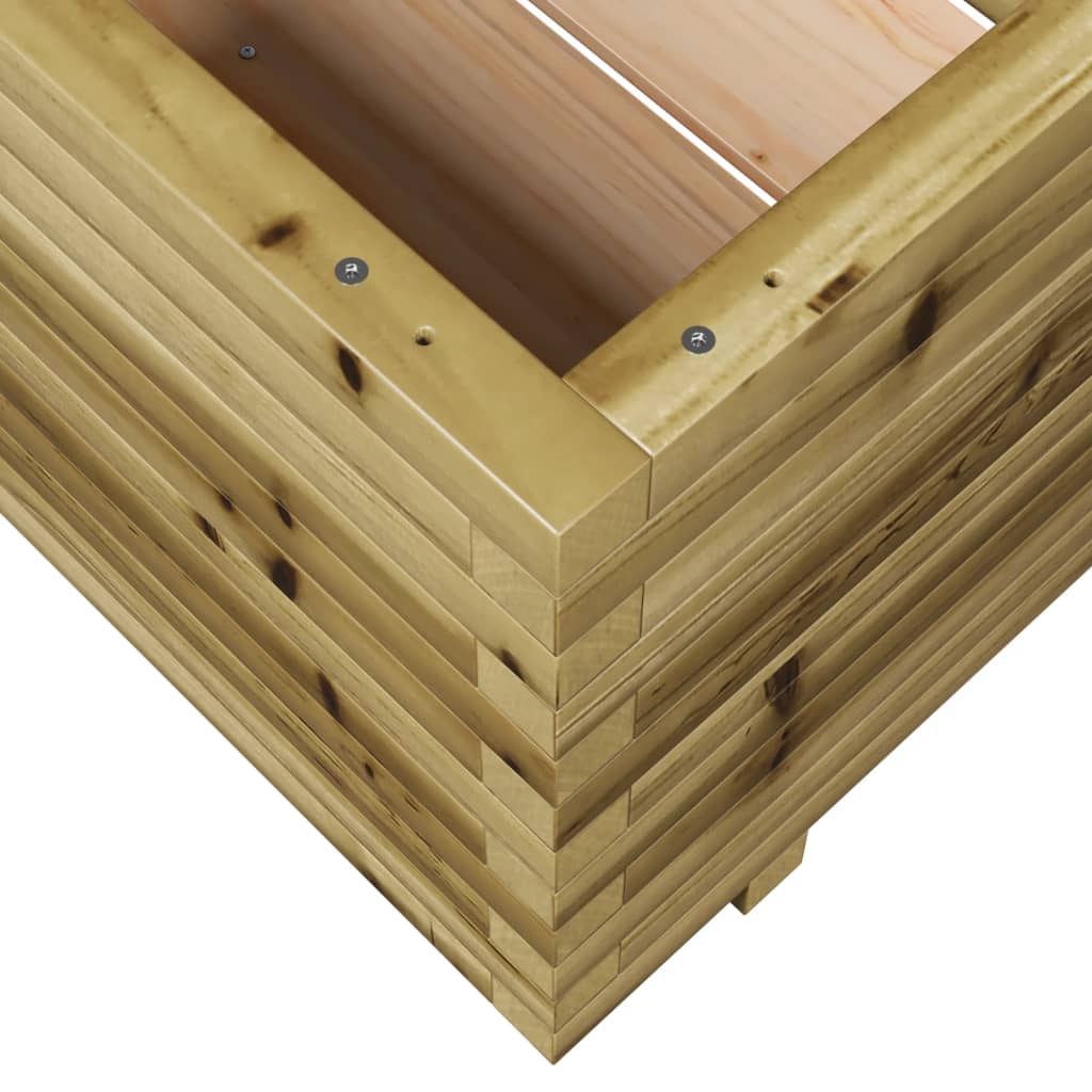 vidaXL Pflanzkübel 110x110x49,5 cm Kiefernholz Imprägniert