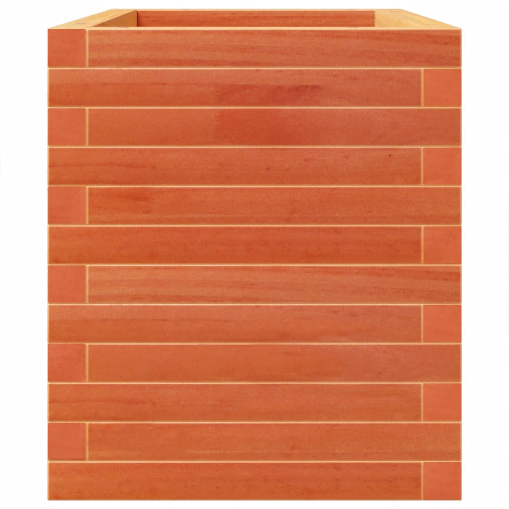 vidaXL Pflanzkübel Wachsbraun 70x40x49,5 cm Massivholz Kiefer