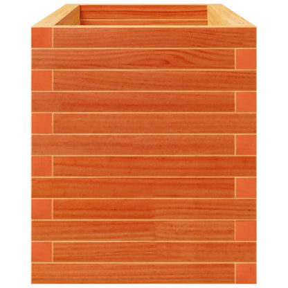 vidaXL Pflanzkübel Wachsbraun 90x40x49,5 cm Massivholz Kiefer