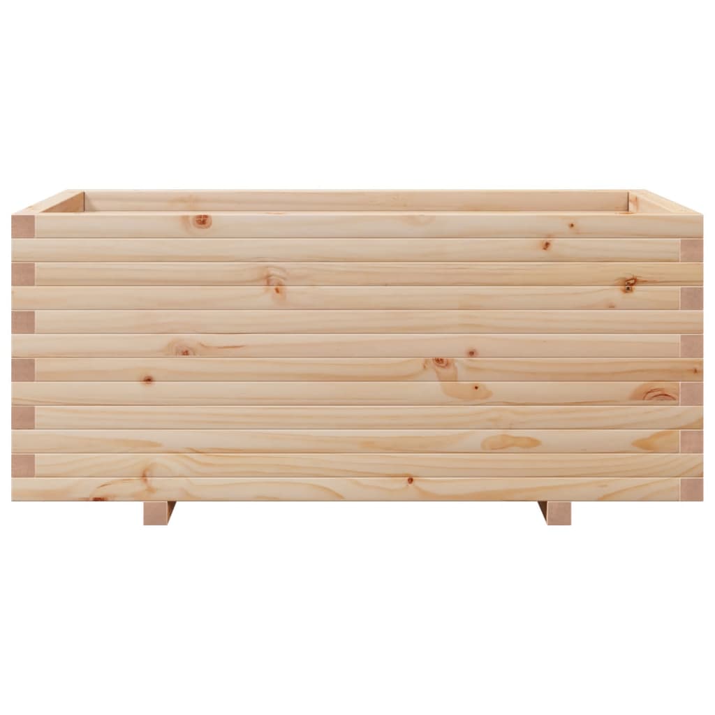 vidaXL Pflanzkübel 110x60x49,5 cm Massivholz Kiefer
