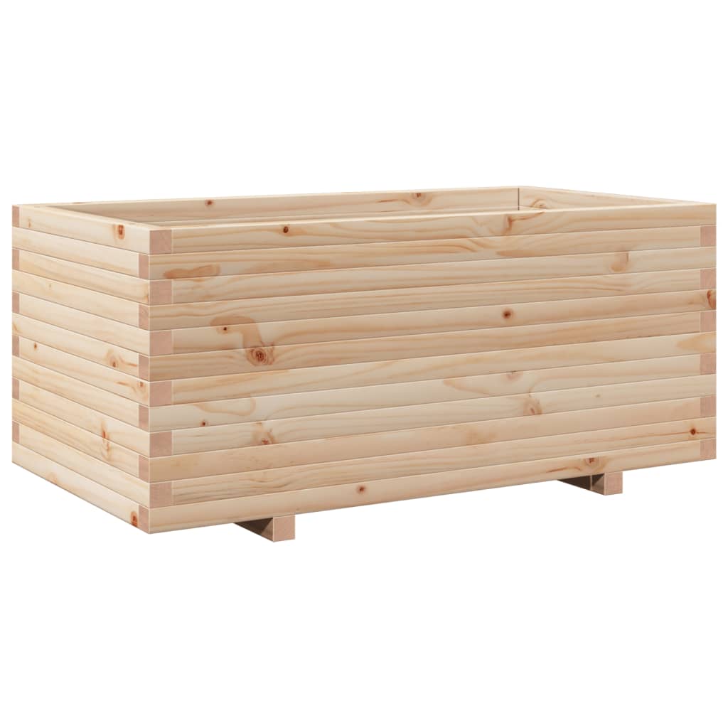 vidaXL Pflanzkübel 110x60x49,5 cm Massivholz Kiefer