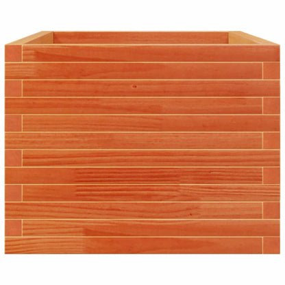 vidaXL Pflanzkübel Wachsbraun 110x60x49,5 cm Massivholz Kiefer