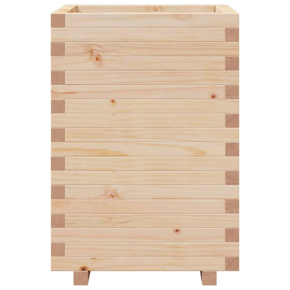 vidaXL Pflanzkübel 50x50x72,5 cm Massivholz Kiefer