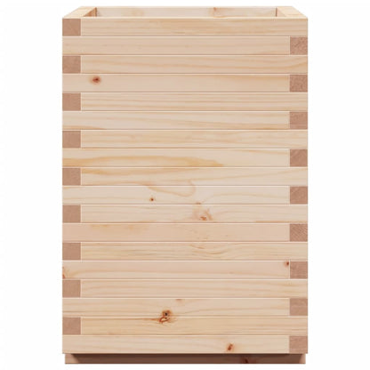 vidaXL Pflanzkübel 50x50x72,5 cm Massivholz Kiefer