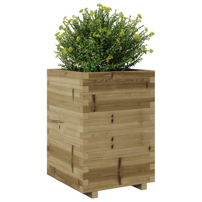 vidaXL Pflanzkübel 50x50x72,5 cm Kiefernholz Imprägniert