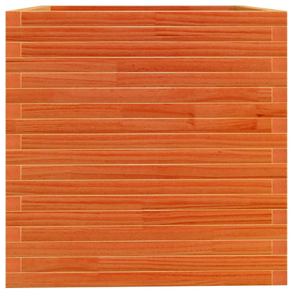 vidaXL Jardinière marron miel 70x70x72,5 cm Bois de pin massif