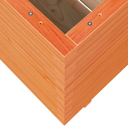 vidaXL Jardinière marron miel 70x70x72,5 cm Bois de pin massif