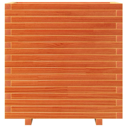 vidaXL Pflanzkübel Wachsbraun 70x40x72,5 cm Massivholz Kiefer