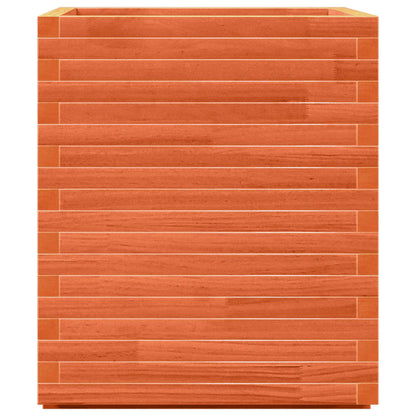 vidaXL Pflanzkübel Wachsbraun 60x60x72 cm Massivholz Kiefer