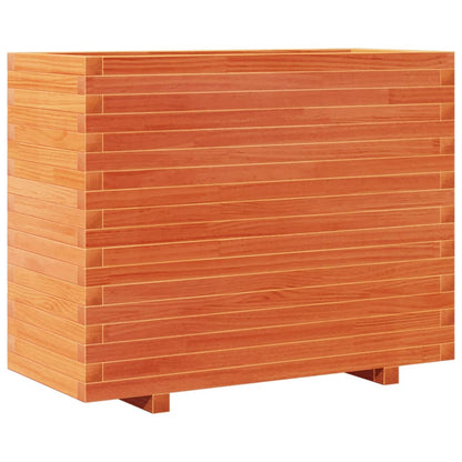 vidaXL Pflanzkübel Wachsbraun 90x40x72 cm Massivholz Kiefer