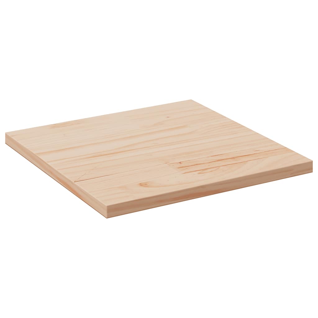 vidaXL Tischplatte 50x50x1,7 cm Quadratisch Massivholz Kiefer