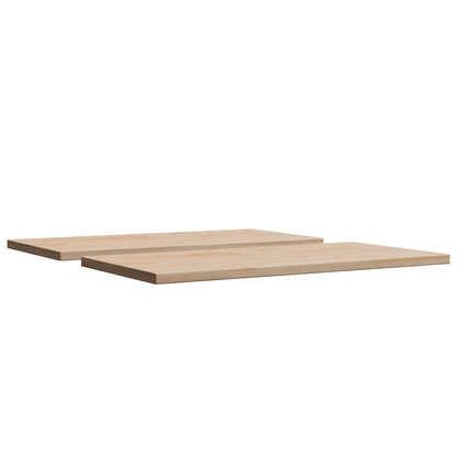 vidaXL Tischplatten 2 Stk. 70x35x1,7 cm Rechteckig Massivholz Kiefer
