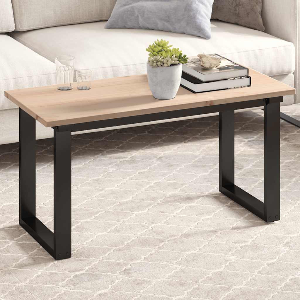 vidaXL Tischplatte 90x40x1,7 cm Rechteckig Massivholz Kiefer