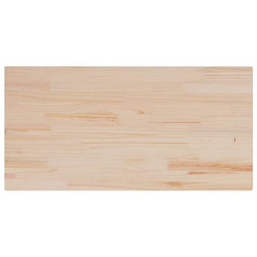vidaXL Tischplatte 100x50x1,7 cm Rechteckig Massivholz Kiefer