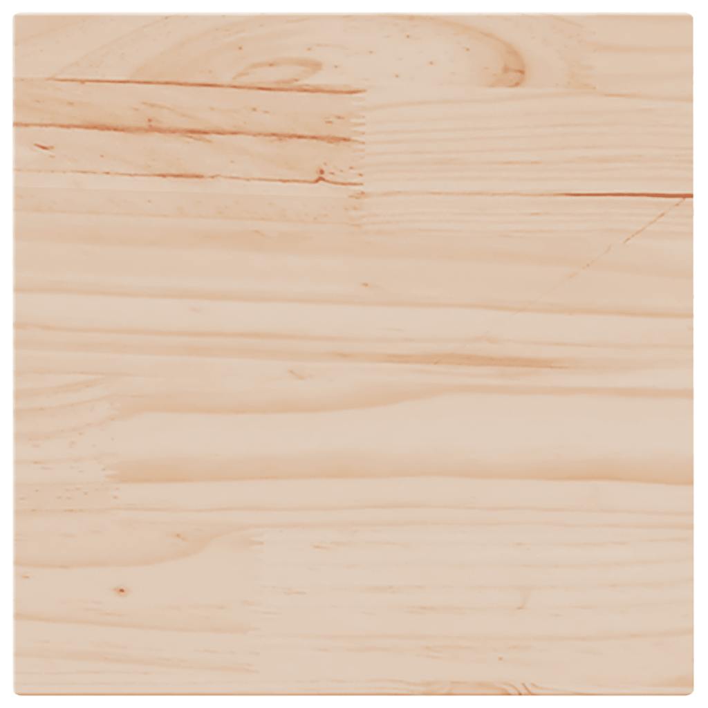 vidaXL Tischplatte 40x40x2,5 cm Quadratisch Massivholz Kiefer