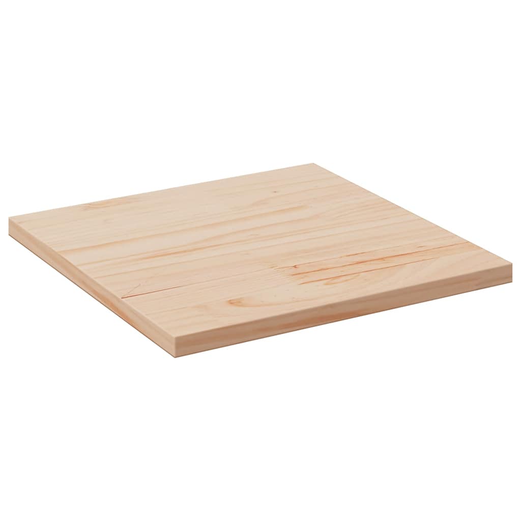 vidaXL Tischplatte 50x50x2,5 cm Quadratisch Massivholz Kiefer