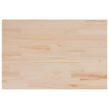 vidaXL Tischplatte 80x50x2,5 cm Rechteckig Massivholz Kiefer