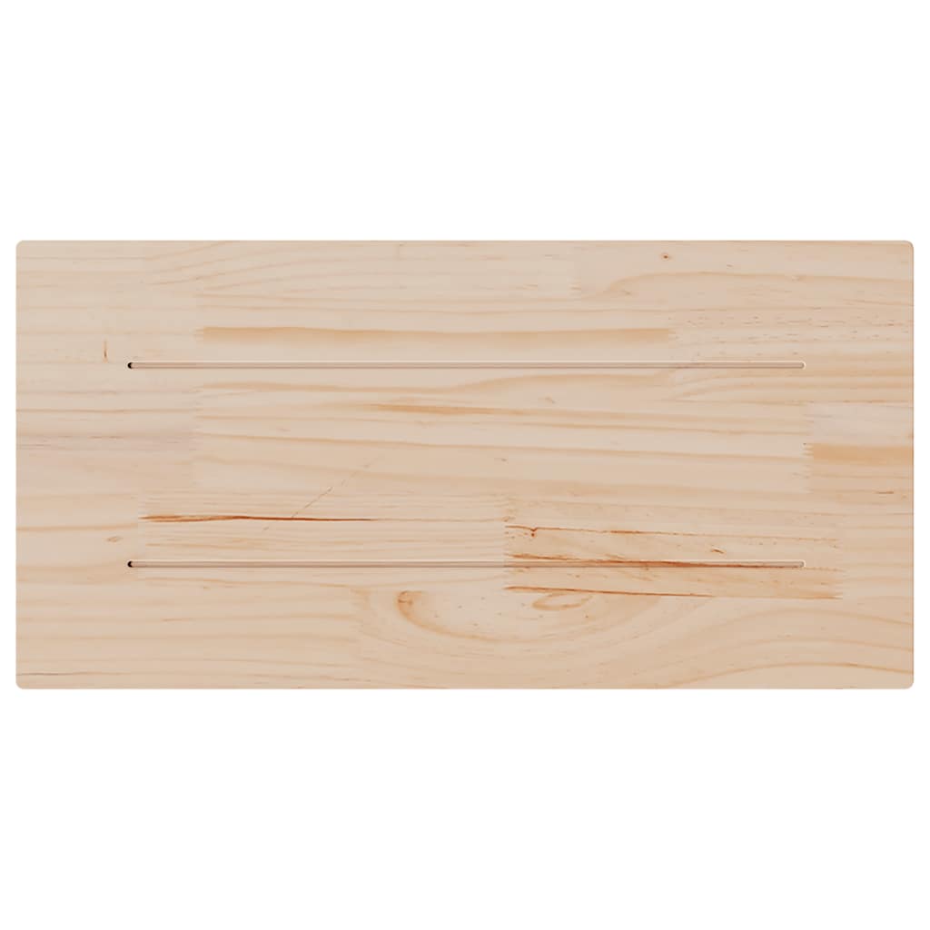 vidaXL Tischplatten 2 Stk. 80x40x2,5 cm Rechteckig Massivholz Kiefer
