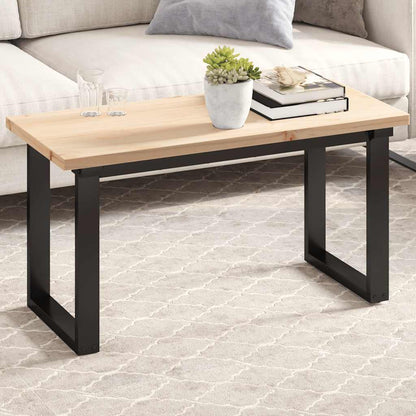 vidaXL Tischplatte 90x40x2,5 cm Rechteckig Massivholz Kiefer