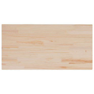 vidaXL Tischplatte 100x50x2,5 cm Rechteckig Massivholz Kiefer