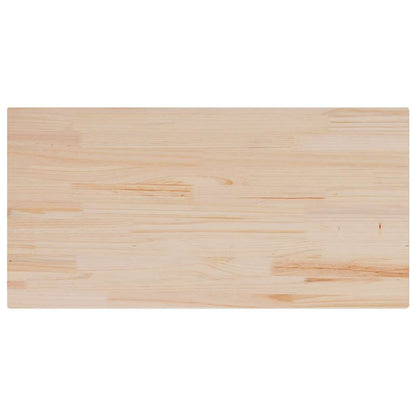 vidaXL Tischplatte 100x50x2,5 cm Rechteckig Massivholz Kiefer