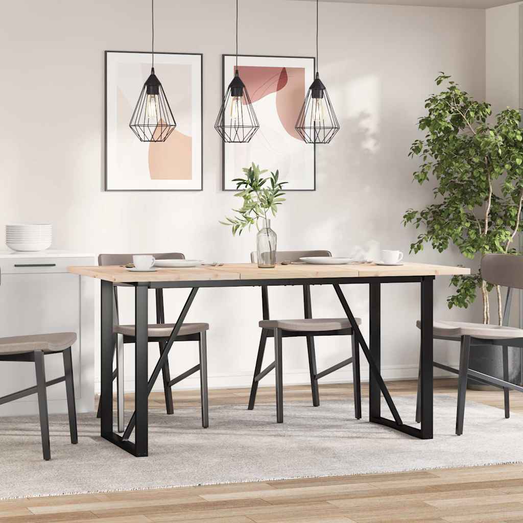 vidaXL Plateaux de table 3 pcs 80x53x2,5 cm Rectangulaires Bois de pin massif