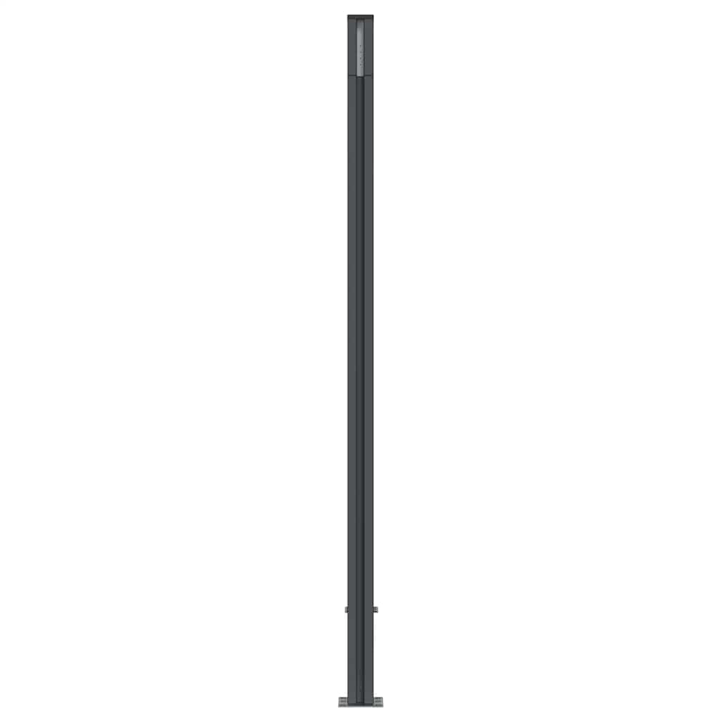 vidaXL Zaunelement Grau 699x186 cm WPC