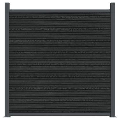 vidaXL Panneau de clôture gris 872x186 cm WPC