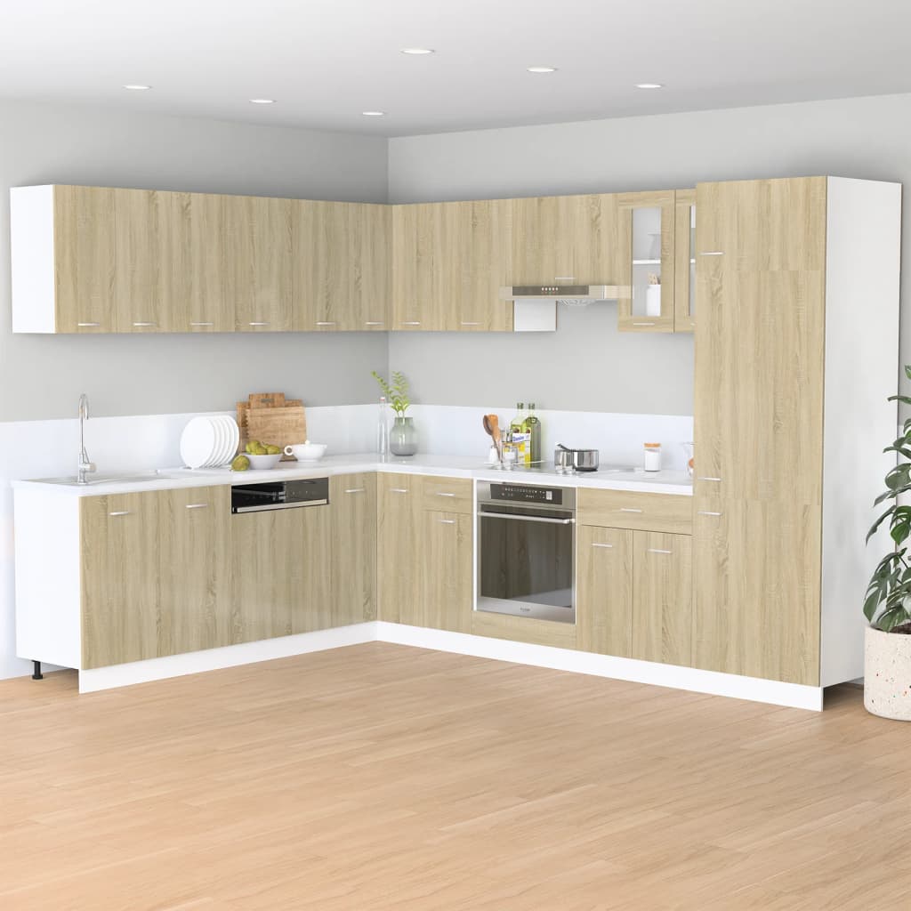 vidaXL Schubunterschrank Lyon Sonoma-Eiche 40x46x81,5 cm Holzwerkstoff