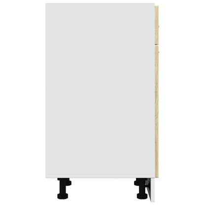 vidaXL Schubunterschrank Lyon Sonoma-Eiche 40x46x81,5 cm Holzwerkstoff