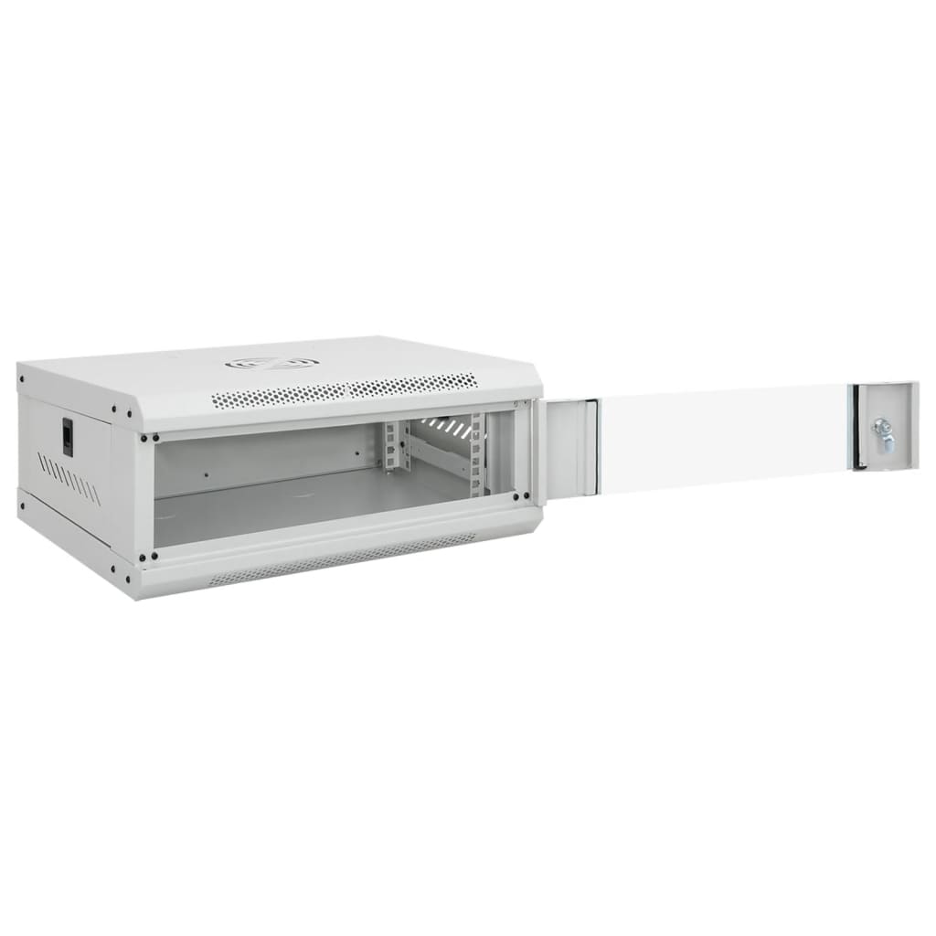 vidaXL 4U Wand-Netzwerkschrank 19" IP20 53x40x21 cm