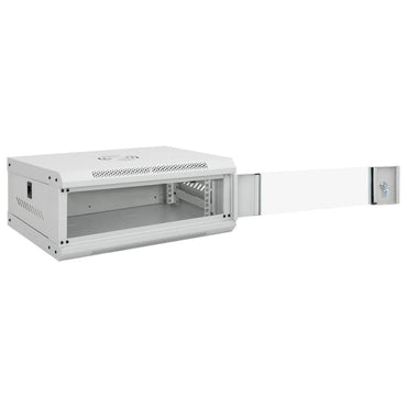 vidaXL 4U Wand-Netzwerkschrank 19" IP20 53x40x21 cm
