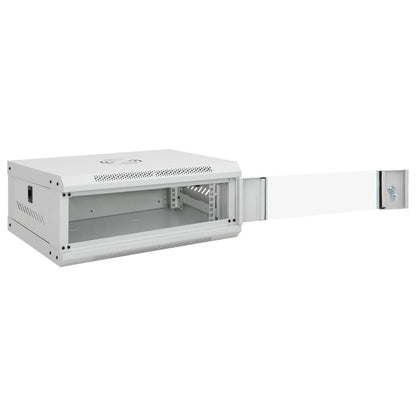 vidaXL 4U Wand-Netzwerkschrank 19" IP20 53x40x21 cm