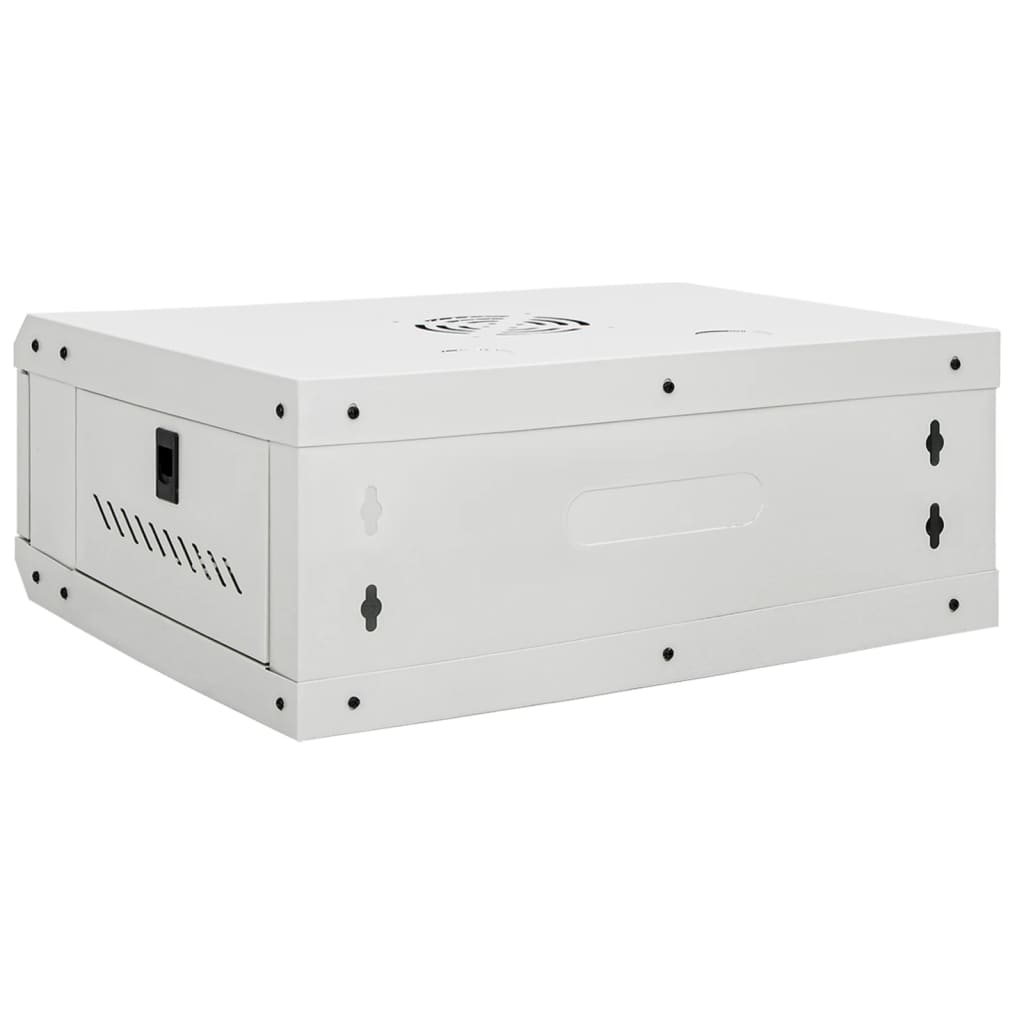 vidaXL 4U Wand-Netzwerkschrank 19" IP20 53x40x21 cm