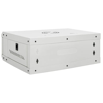 vidaXL 4U Wand-Netzwerkschrank 19" IP20 53x40x21 cm