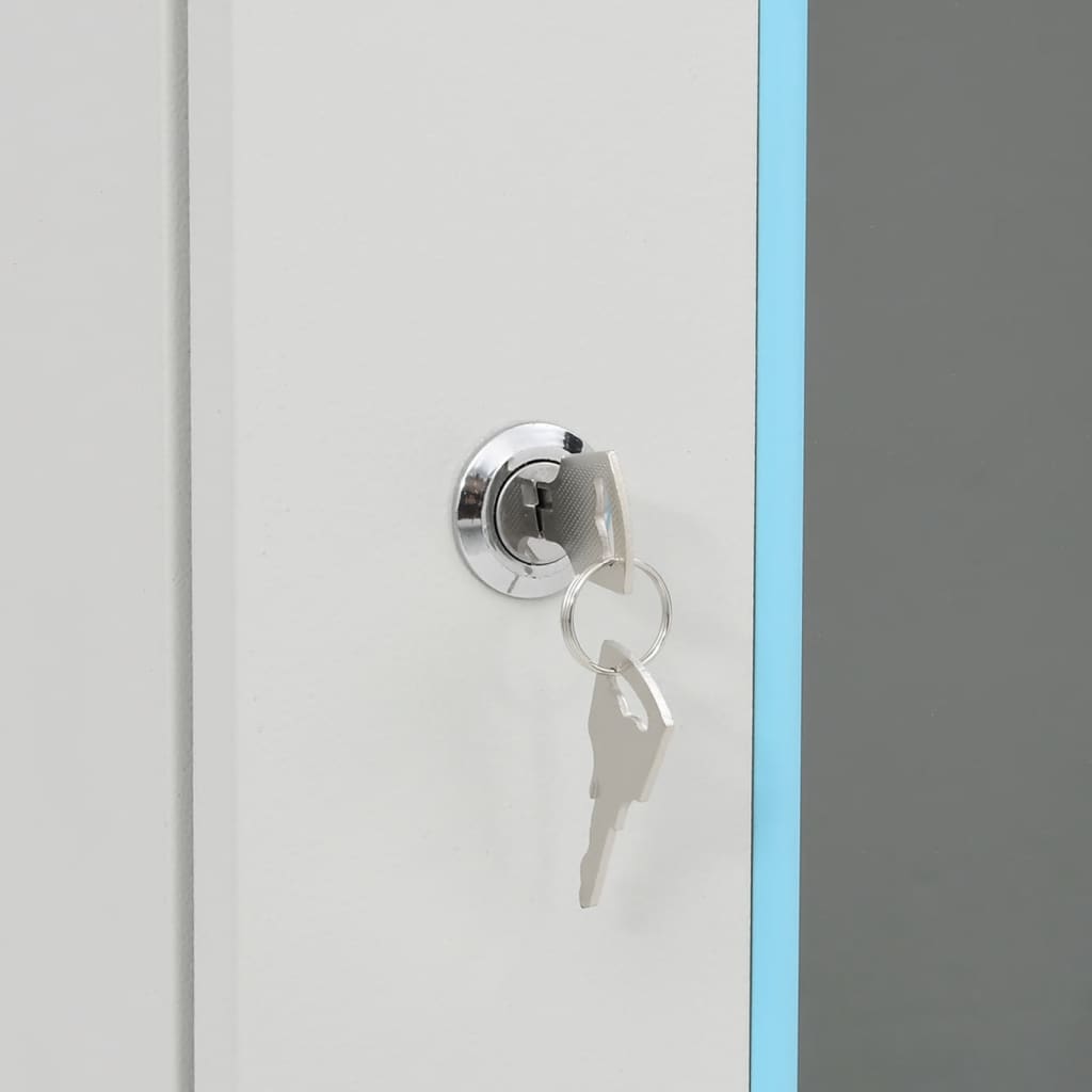 vidaXL 4U Wand-Netzwerkschrank 19" IP20 53x40x21 cm