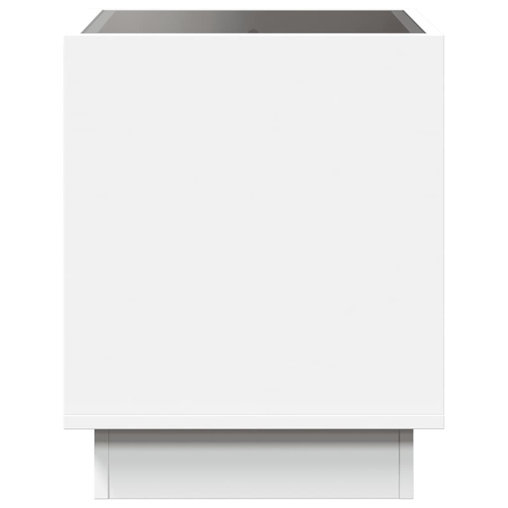 vidaXL Couchtisch mit Infinity-LED Weiß 50x50x50 cm