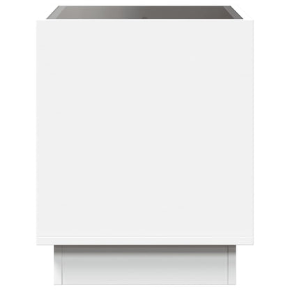 vidaXL Couchtisch mit Infinity-LED Weiß 50x50x50 cm