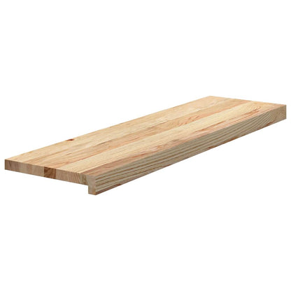 Treppenstufen 12 Stk. Unbehandelt 90x30x2 cm Massivholz Eiche