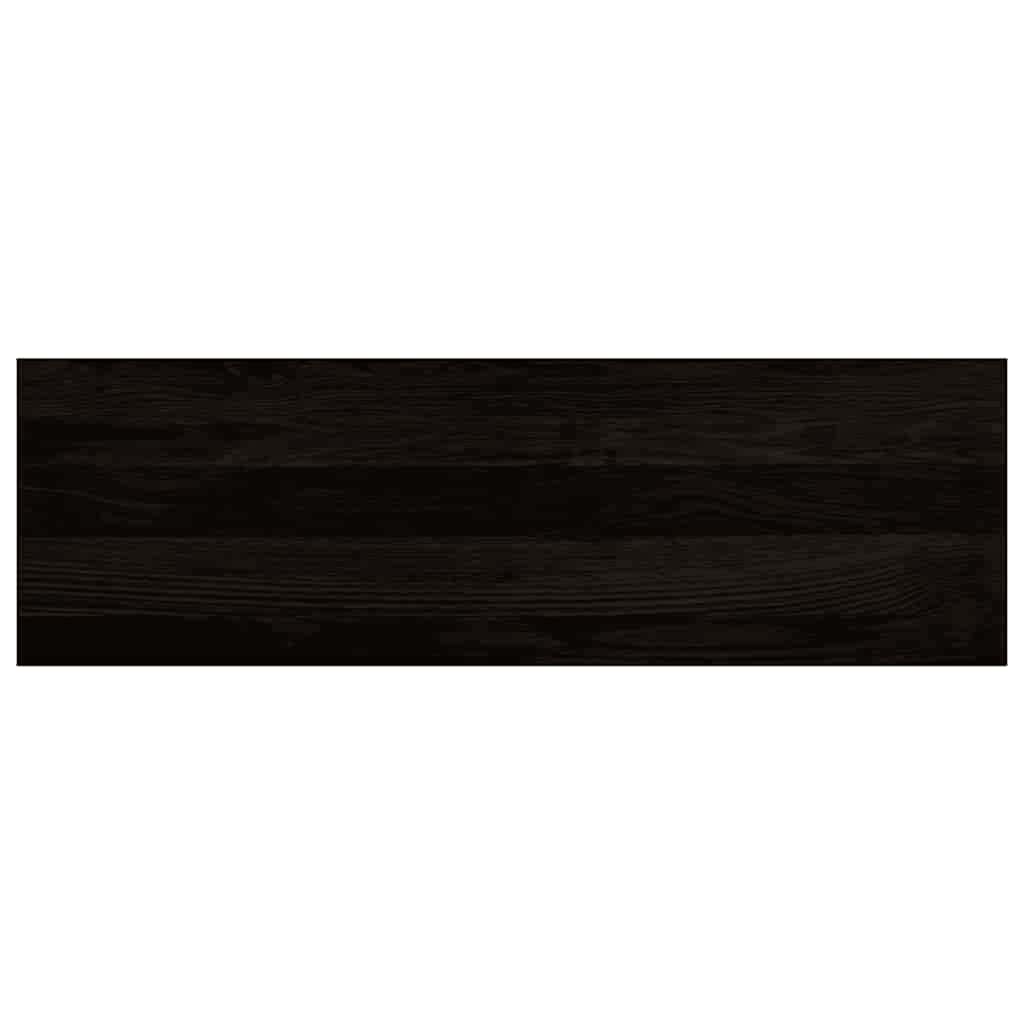 vidaXL Treppenstufen 12 Stk. Dunkelbraun 80x25x2 cm Massivholz Eiche