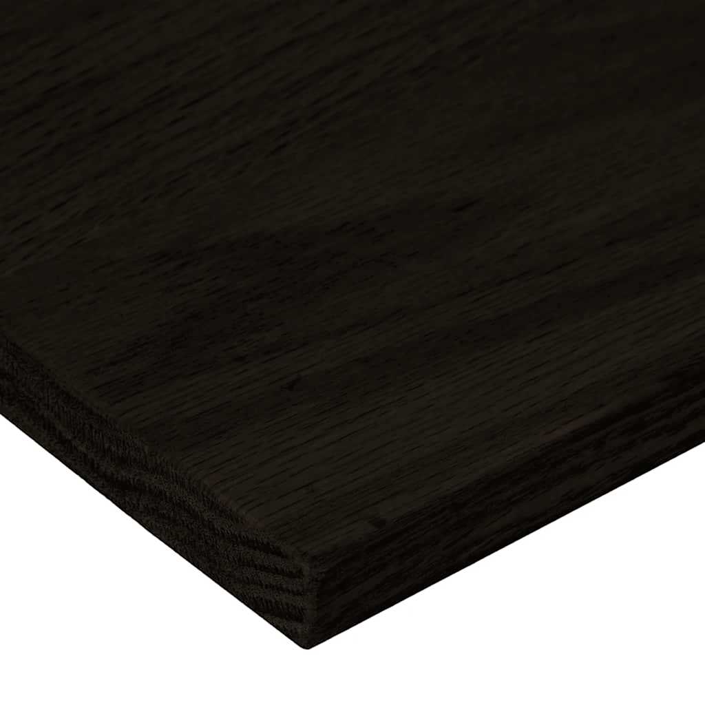 vidaXL Treppenstufen 12 Stk. Dunkelbraun 80x25x2 cm Massivholz Eiche