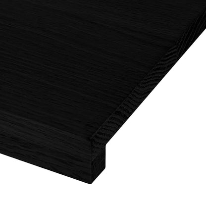 vidaXL Treppenstufen 20 Stk. Dunkelbraun 80x25x2 cm Massivholz Eiche