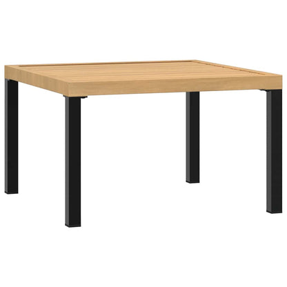 vidaXL 4-tlg. Garten-Sofagarnitur mit Kissen Schwarz Aluminium