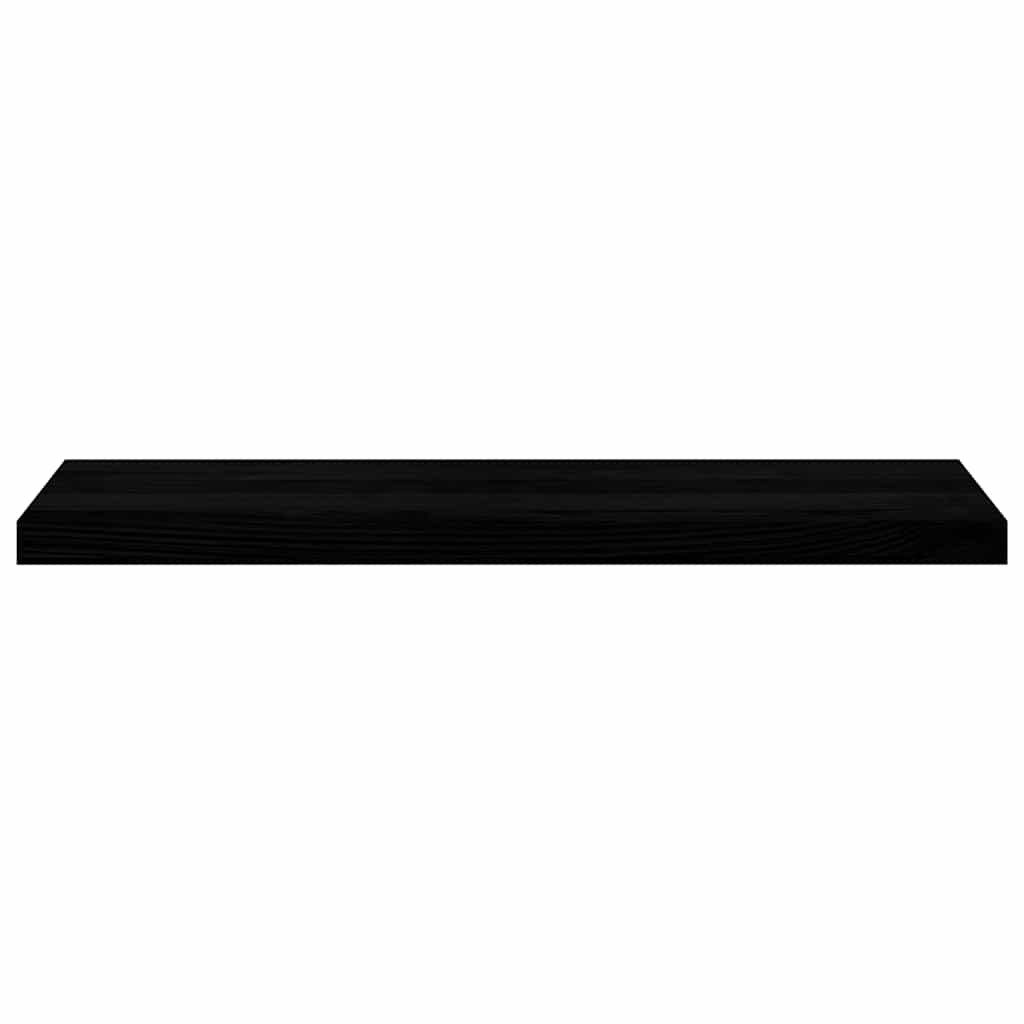 Treppenstufen 2 Stk. Dunkelbraun 90x25x2 cm Massivholz Eiche