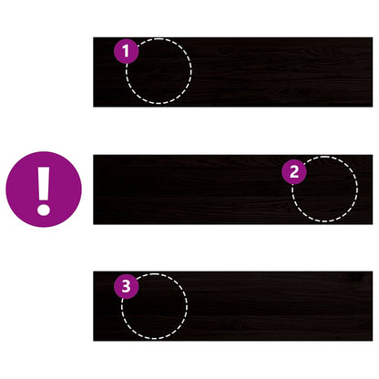 Treppenstufen 2 Stk. Dunkelbraun 100x30x2 cm Massivholz Eiche