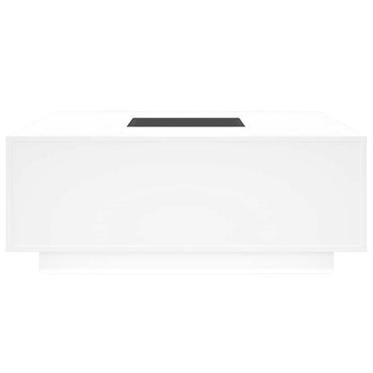 vidaXL Couchtisch mit Infinity-LED Weiß 100x100x40 cm
