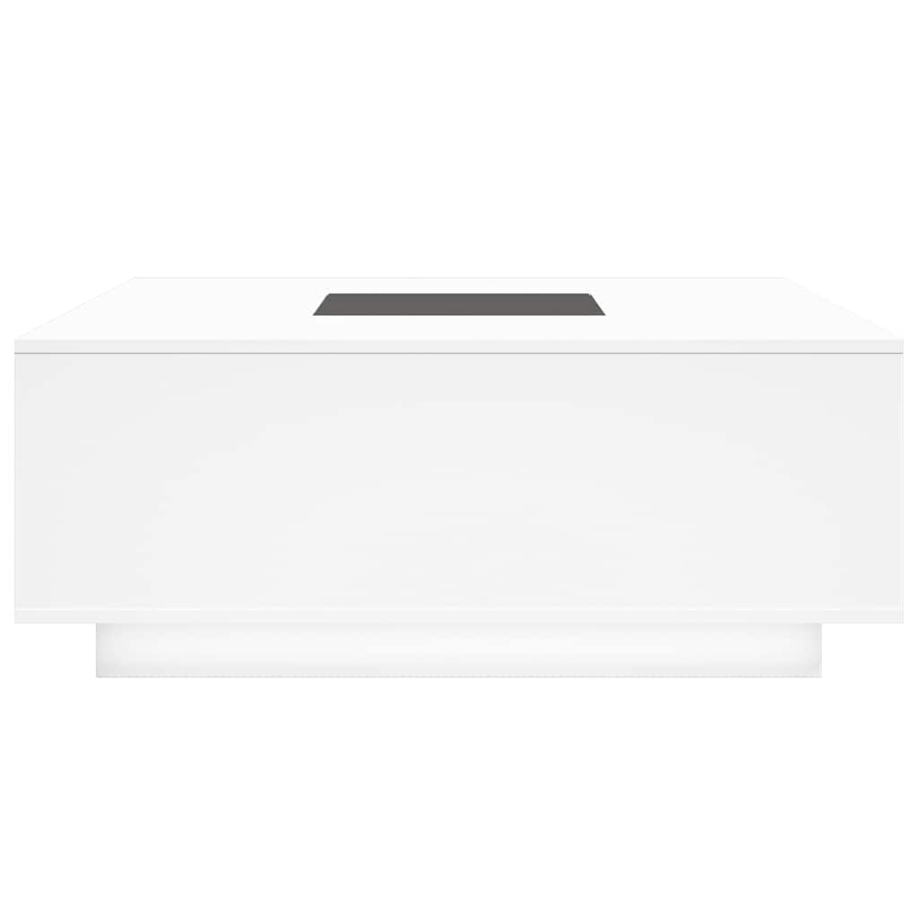 vidaXL Couchtisch mit Infinity-LED Weiß 100x100x40 cm
