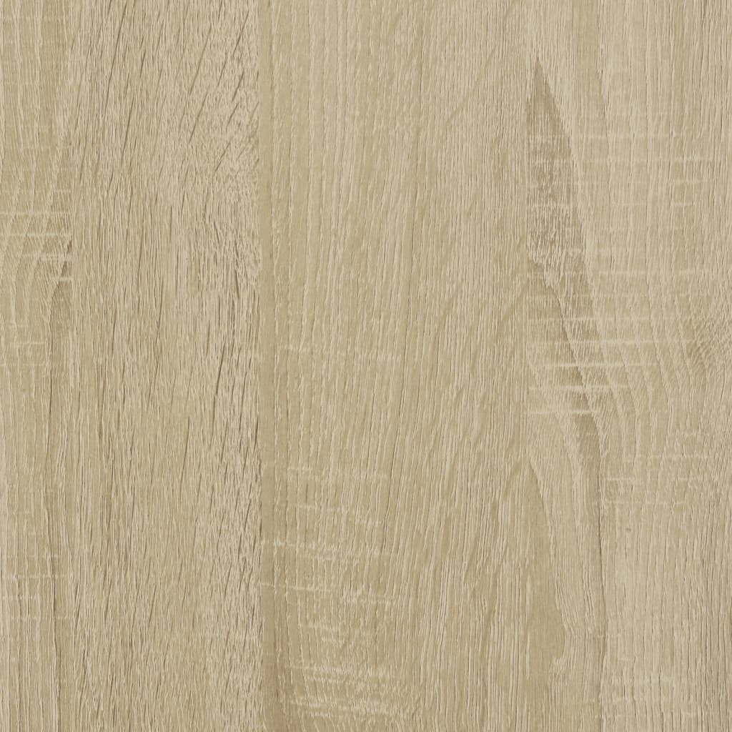 vidaXL Nachttisch mit Infinity-LED Sonoma-Eiche 40x40x49 cm