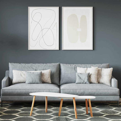 Wandfarbe Grau 2,5 l Wanddruck